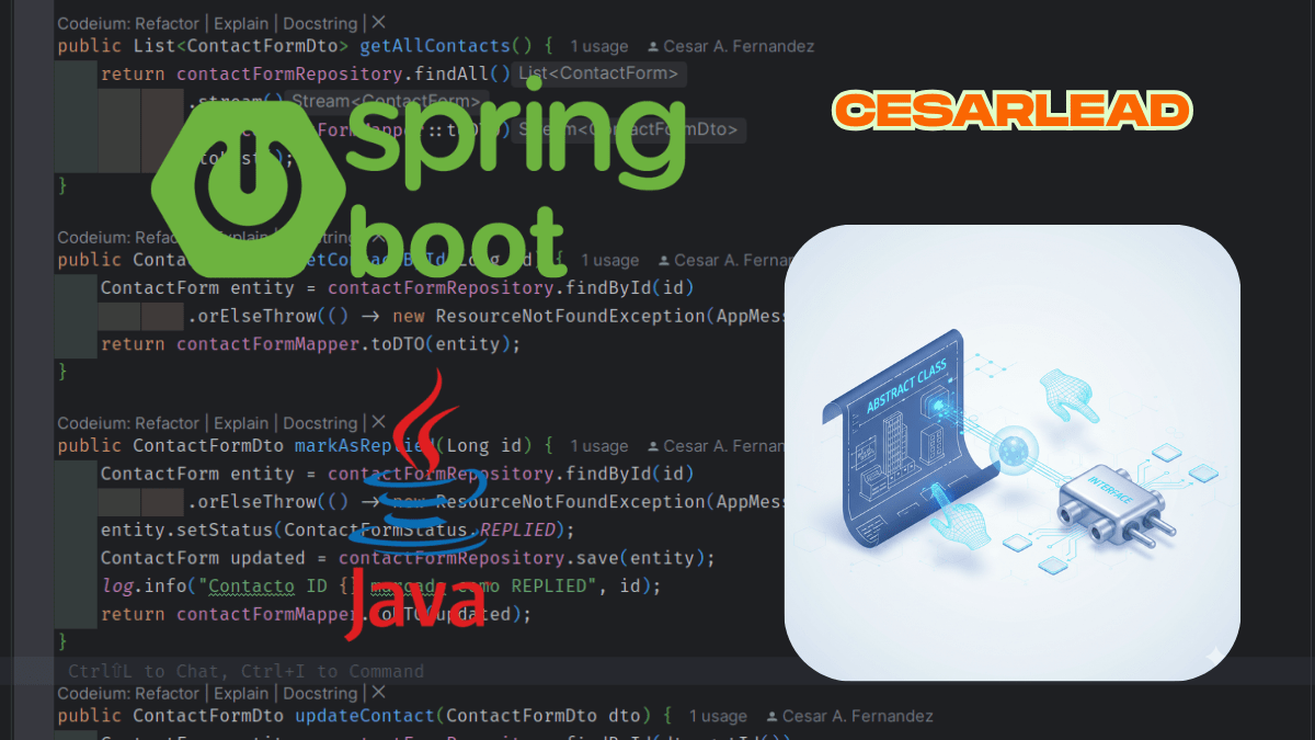 Imagen de portada para Clases Abstractas vs Interfaces: Para no escribir Spaghetti Code