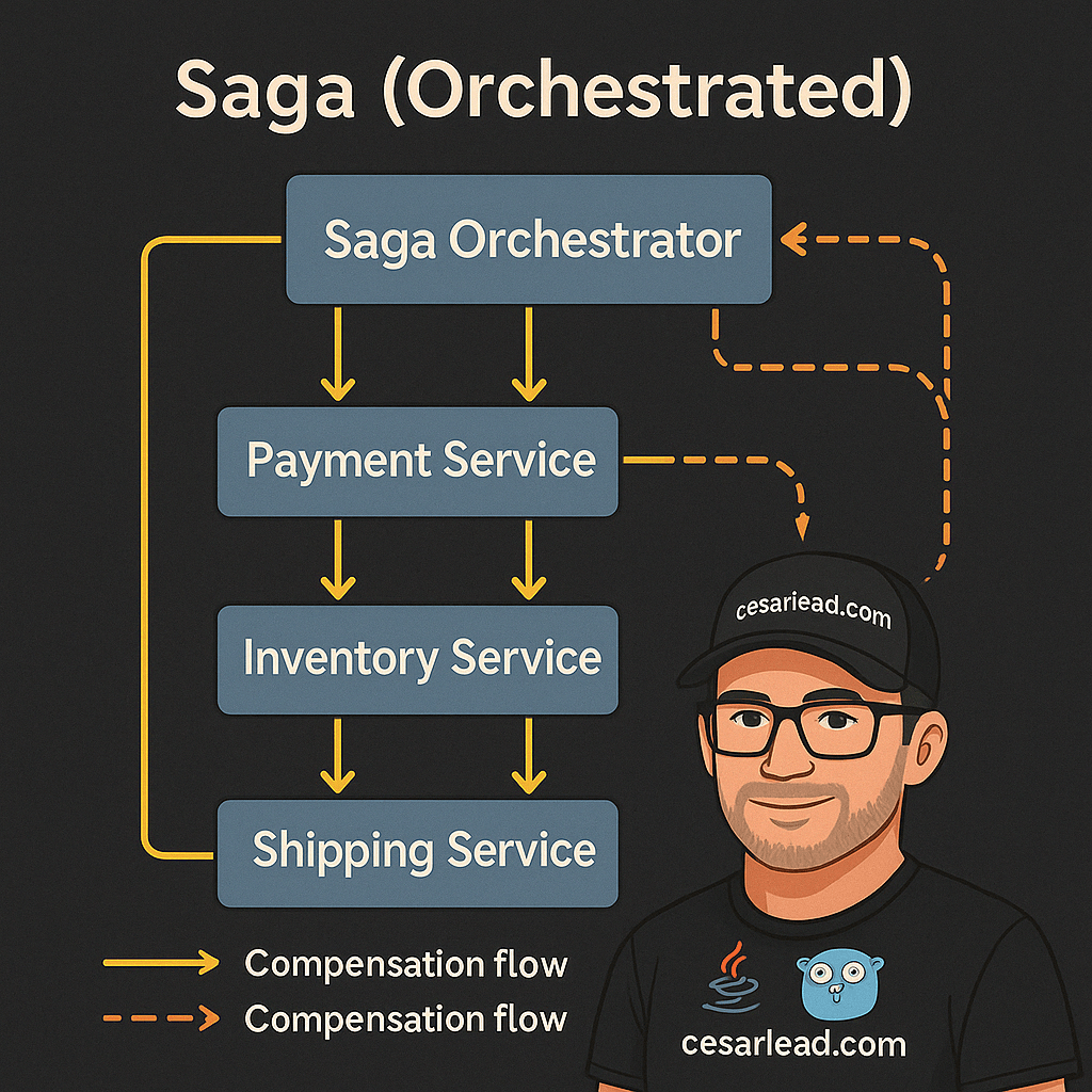 Diagrama del Patrón Saga